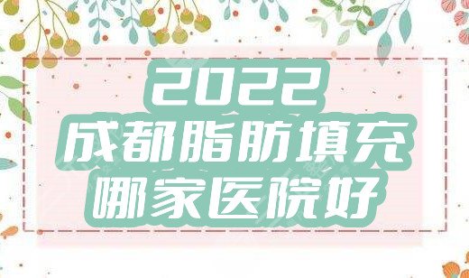 2024成都脂肪填充哪家医院好