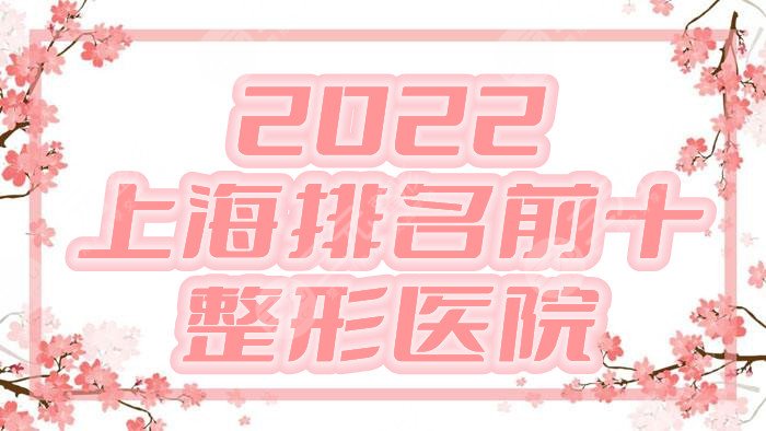 2024上海排名前十整形医院